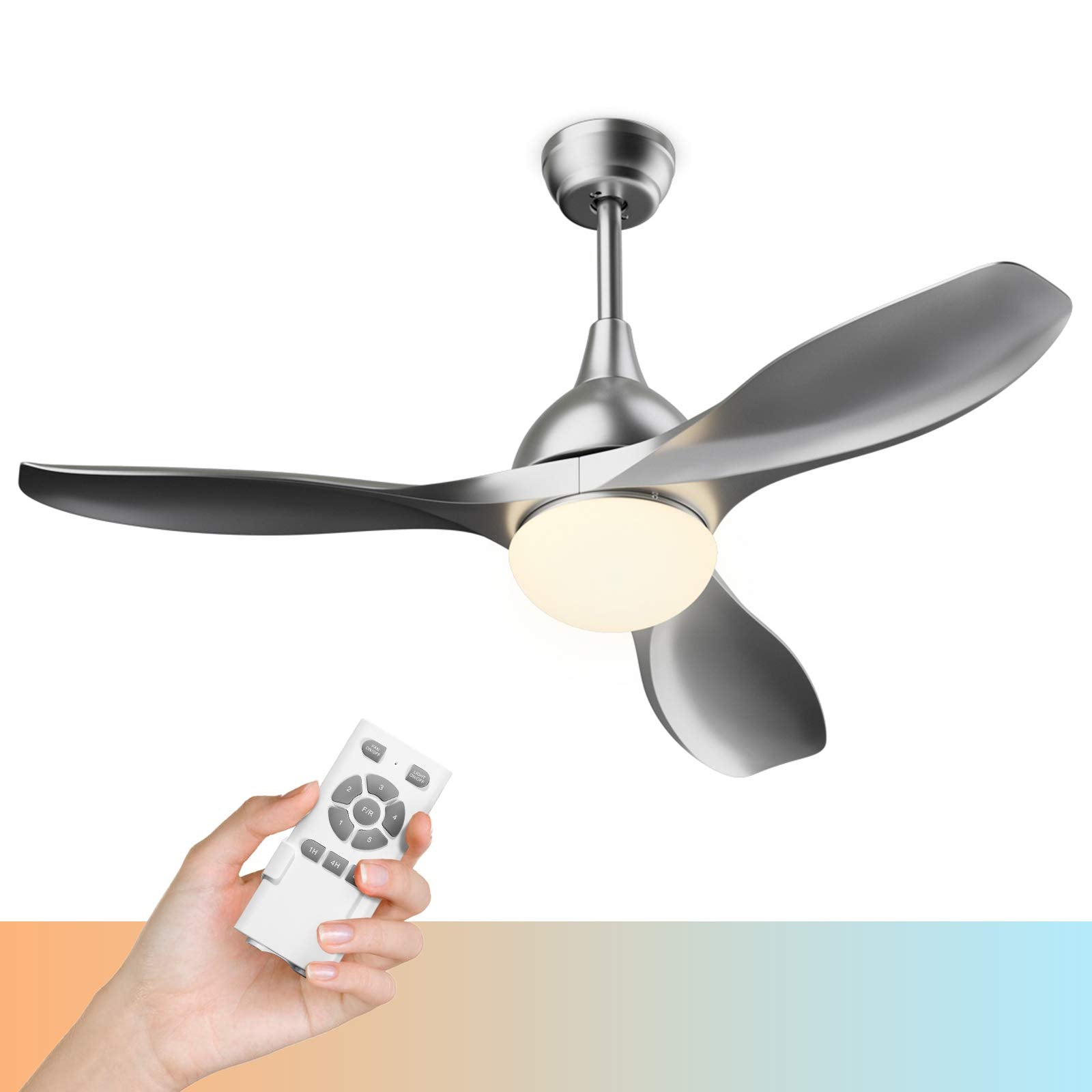Tangkula Modern Ceiling Fan with Remote Control